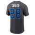 Футболка Jonathan Taylor Indianapolis Colts Nike 2026 Rivalries Collection Name & Number - Anthracite