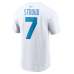 Футболка C.J. Stroud Houston Texans Nike 2026 Rivalries Collection Name & Number - White