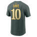 Футболка Jordan Love Green Bay Packers Nike 2026 Rivalries Collection Name & Number - Green