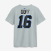 Футболка Jared Goff Detroit Lions Nike 2026 Rivalries Collection Name & Number - Silver