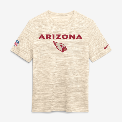 Футболка Arizona Cardinals Nike Rivalries Collection Sideline Velocity - Natural