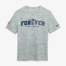 Футболка New England Patriots Nike Rivalries Collection Sideline Velocity - Silver Футболка New England Patriots Nike Rivalries Collection Sideline Velocity - Silver