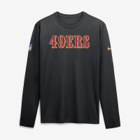 Футболка с длинным рукавом San Francisco 49ers Nike Rivalries Collection Sideline Legend - Black