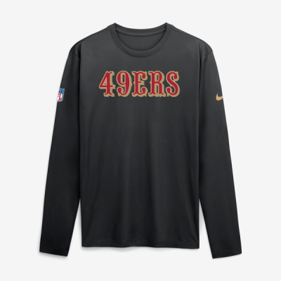 Футболка с длинным рукавом San Francisco 49ers Nike Rivalries Collection Sideline Legend - Black