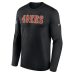 Футболка с длинным рукавом San Francisco 49ers Nike Rivalries Collection Sideline Legend - Black