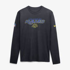 Футболка с длинным рукавом Los Angeles Rams Nike Rivalries Collection Sideline Legend - Navy Футболка с длинным рукавом Los Angeles Rams Nike Rivalries Collection Sideline Legend - Navy