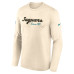 Футболка с длинным рукавом Jacksonville Jaguars Nike 2026 Rivalries Collection Sideline Legend - Natural
