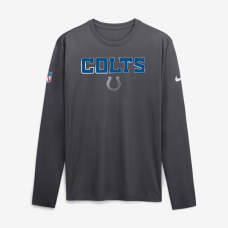 Футболка с длинным рукавом Indianapolis Colts Nike 2026 Rivalries Collection Sideline Legend - Anthracite Футболка с длинным рукавом Indianapolis Colts Nike 2026 Rivalries Collection Sideline Legend - Anthracite