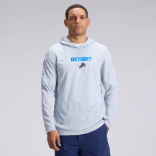 Detroit Lions Nike 2026 Rivalries Collection Sideline Lightweight Hooded Long Sleeve Top - Silver