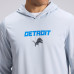 Detroit Lions Nike 2026 Rivalries Collection Sideline Lightweight Hooded Long Sleeve Top - Silver