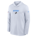 Detroit Lions Nike 2026 Rivalries Collection Sideline Lightweight Hooded Long Sleeve Top - Silver