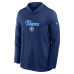 Tennessee Titans Nike 2026 Rivalries Collection Sideline Lightweight Hooded Long Sleeve Top - Navy