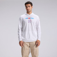 Houston Texans Nike 2026 Rivalries Collection Sideline Lightweight Hooded Long Sleeve Top - White
