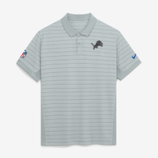 Поло Detroit Lions Nike 2026 Rivalries Collection Sideline Victory - Silver