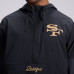 Куртка San Francisco 49ers Nike Rivalries Collection Sideline Anorak Half-Zip - Black