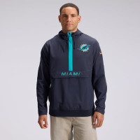 Куртка Miami Dolphins Nike Rivalries Collection Sideline Anorak Half-Zip - Navy