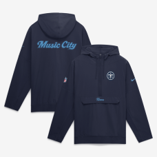 Куртка Tennessee Titans Nike 2026 Rivalries Collection Sideline Anorak Half-Zip - Navy