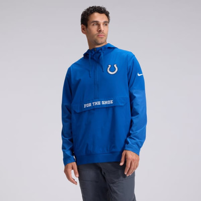 Куртка Indianapolis Colts Nike 2026 Rivalries Collection Sideline Anorak Half-Zip - Royal