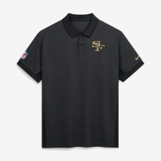 Поло San Francisco 49ers Nike Rivalries Collection Sideline Victory - Black