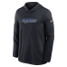 Los Angeles Rams Nike Rivalries Collection Sideline Lightweight Hooded Long Sleeve Top - Navy