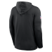 New York Jets Nike Rivalries Collection Sideline Lightweight Hooded Long Sleeve Top - Black