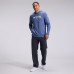 New England Patriots Nike Rivalries Collection Sideline Lightweight Hooded Long Sleeve Top - Blue