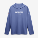 New England Patriots Nike Rivalries Collection Sideline Lightweight Hooded Long Sleeve Top - Blue