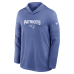 New England Patriots Nike Rivalries Collection Sideline Lightweight Hooded Long Sleeve Top - Blue