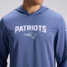 New England Patriots Nike Rivalries Collection Sideline Lightweight Hooded Long Sleeve Top - Blue