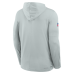 Buffalo Bills Nike Rivalries Collection Sideline Lightweight Hooded Long Sleeve Top - Silver