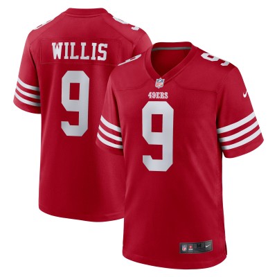 Игровая джерси Brayden Willis San Francisco 49ers Nike Team Game - Scarlet