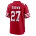 Игровая джерси JiAyir Brown San Francisco 49ers Nike Team Game - Scarlet