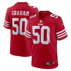 Игровая джерси Jalen Graham San Francisco 49ers Nike Team Game - Scarlet