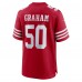 Игровая джерси Jalen Graham San Francisco 49ers Nike Team Game - Scarlet