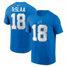 Футболка Detroit Lions Isaac TeSlaa Nike Blue