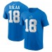 Футболка Detroit Lions Isaac TeSlaa Nike Blue