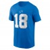 Футболка Detroit Lions Isaac TeSlaa Nike Blue