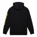 Pittsburgh Steelers Mitchell & Ness Black Gridiron Classics Big Face 7.0 Pullover Hoodie