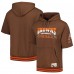 Толстовка Cleveland Browns Mitchell & Ness Pre-Game Short Sleeve - Brown