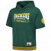 Футболка с капюшоном Green Bay Packers Mitchell & Ness Pre-Game - Green