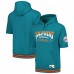 Толстовка Miami Dolphins Mitchell & Ness Pre-Game Short Sleeve - Aqua