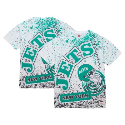 Футболка New York Jets Mitchell & Ness Team Burst Sublimated - White