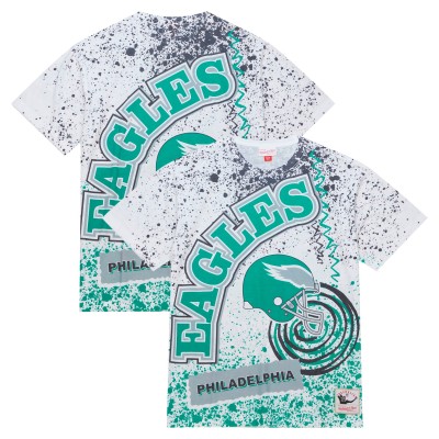 Футболка Philadelphia Eagles Mitchell & Ness Team Burst Sublimated - White