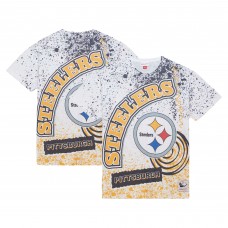 Футболка Pittsburgh Steelers Mitchell & Ness Team Burst Sublimated - White