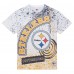 Футболка Pittsburgh Steelers Mitchell & Ness Team Burst Sublimated - White