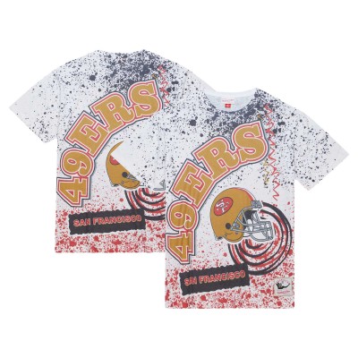 Футболка San Francisco 49ers Mitchell & Ness Team Burst Sublimated - White