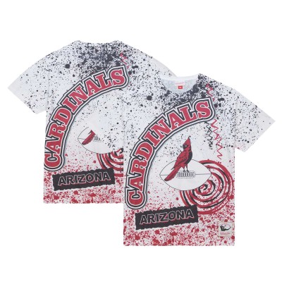 Футболка Arizona Cardinals Mitchell & Ness Team Burst Sublimated - White