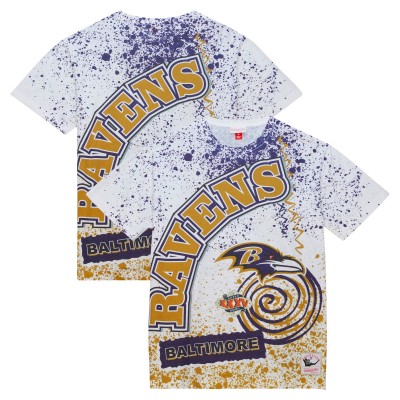 Футболка Baltimore Ravens Mitchell & Ness Team Burst Sublimated - White