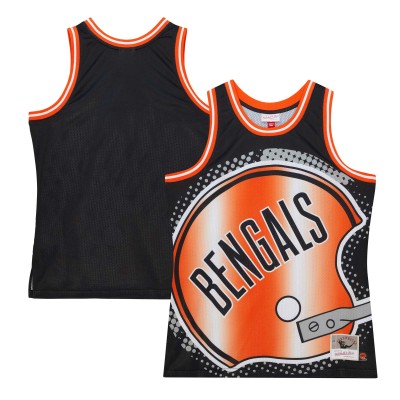 Майка Cincinnati Bengals Mitchell & Ness Big Face 7.0 Fashion - Black