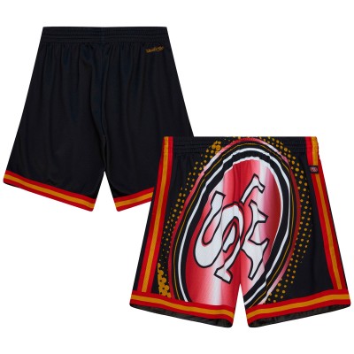 Шорты San Francisco 49ers Mitchell & Ness Big Face 7.0 Fashion - Black